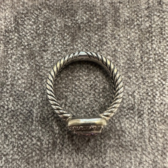 David Yurman Pink Tourmaline Albion Ring Size 7 - Picture 9 of 11